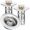 image:image2Pack Kitchen Sink Drain Strainer and Kitchen Sink Stopper 2Pack Bathroom Sink Drain Strainer and Bathroom Sink Stopper