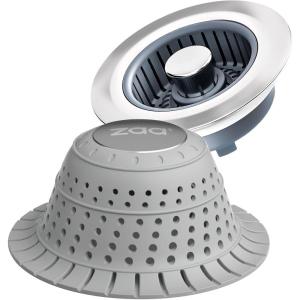 zaa Bathtub Drain Hair Catcher and Upgraded 3in1 Kitchen Sink Drain Strainer & Sink Stopper Combo