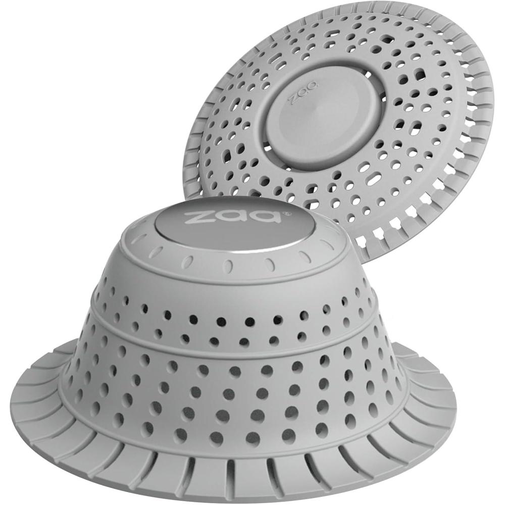 image:imagezaa Bathtub Drain Hair Catcher amp Shower Drain Hair Catcher Combo Premium Silicone Drain Protector amp Shower Drain Cover