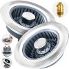 image:imagezaa 2 Pack Sink Drain Strainer Sink Stopper 3 in 1 Stainless Steel Kitchen Sink Drain Strainer with AntiClogging Basket Fit US Standard 312 Inch Drain Hole